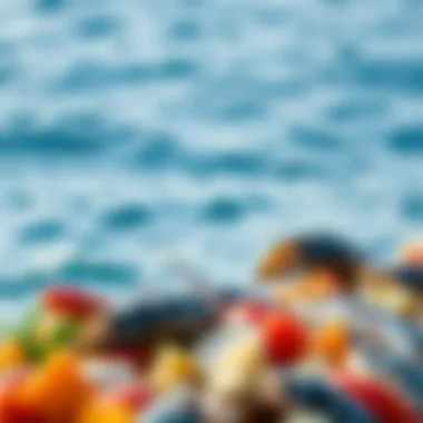 A serene ocean view symbolizing seafood abundance