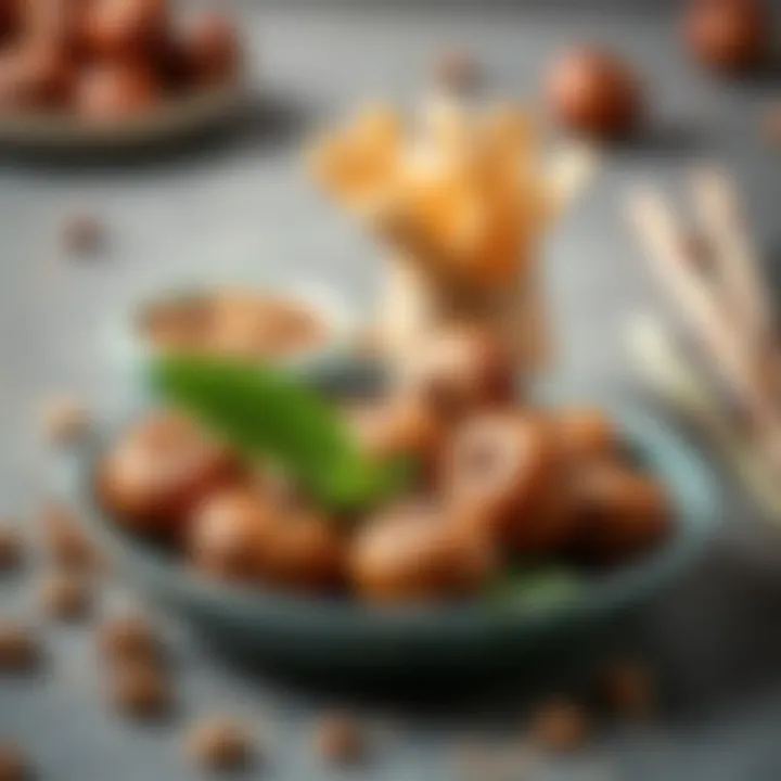Ingredient arrangement for making chestnut candy