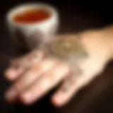 Symbolic representation of henna art