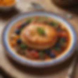 Traditional kisrak dish served on a plate