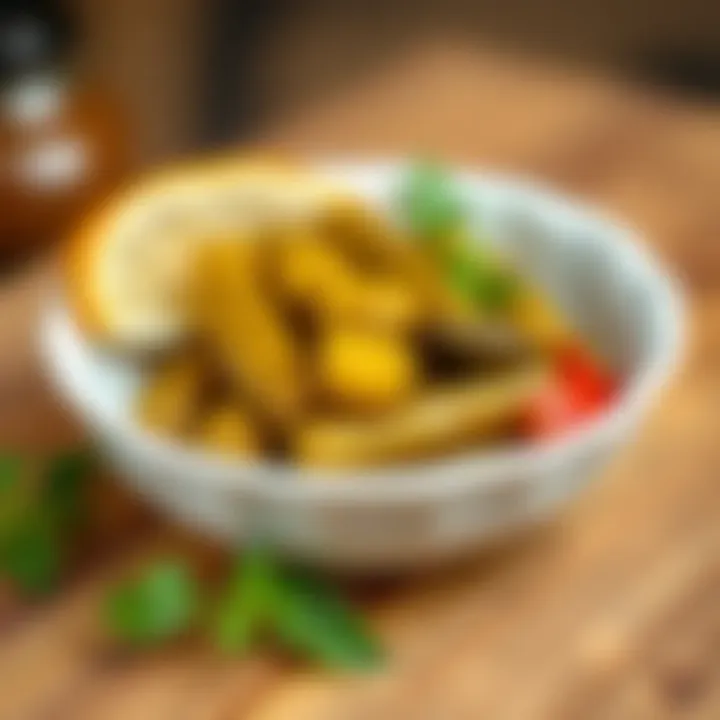 Serving Kornison Pickles