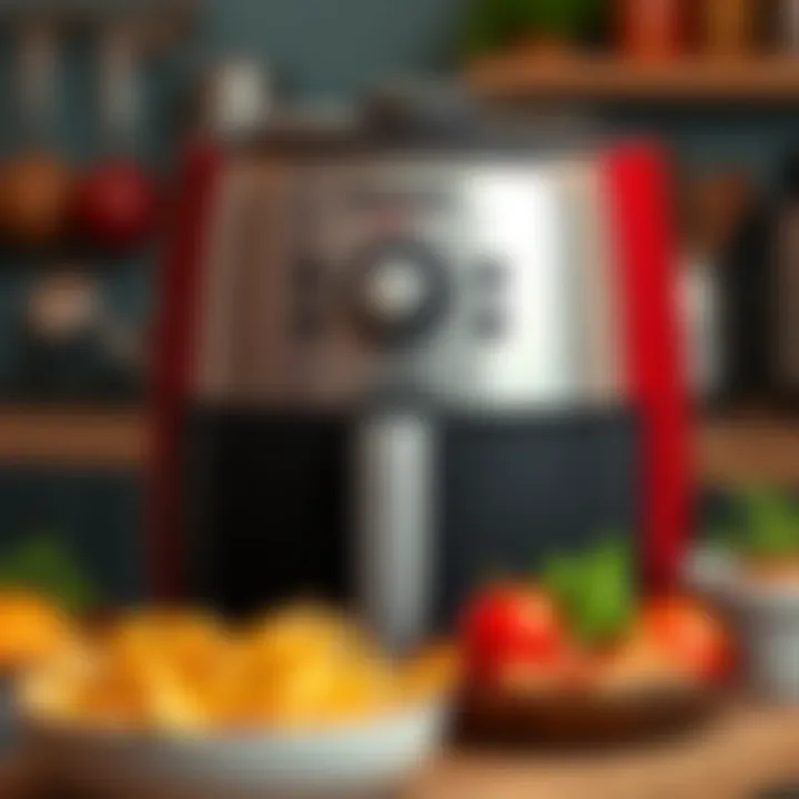 User-friendly controls of Kumtel air fryer