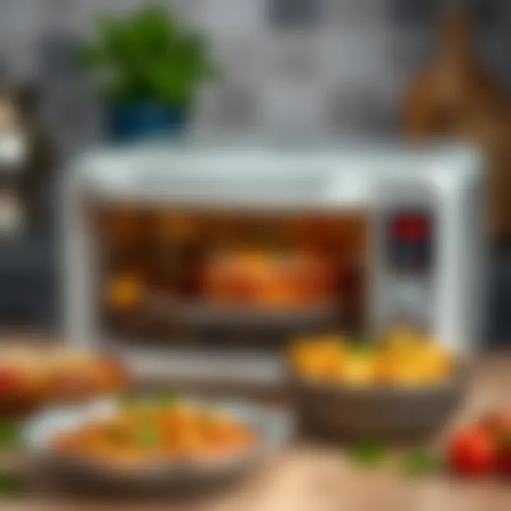 A variety of delicious dishes made in a mini oven