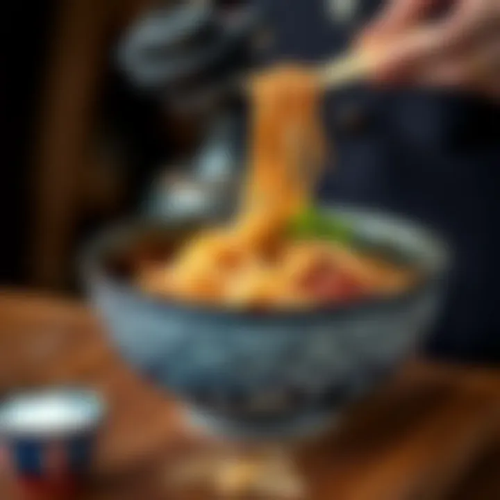 Highlighting the craftsmanship of a traditional kuzine soba