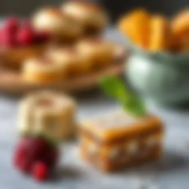 An exquisite dessert showcase featuring traditional Turkish sweets and modern interpretations
