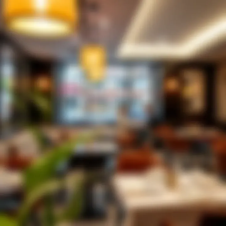 A stylish interior of Liva Pastanesi, reflecting its modern yet traditional atmosphere