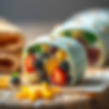 Close-up of a beautifully crafted Turkish delight with innovative flavors