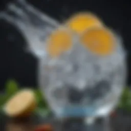 Natural mineral water sourced from springs