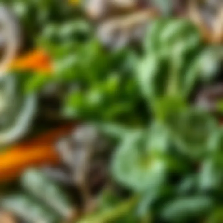 Leafy Greens of March A variety of leafy greens on display