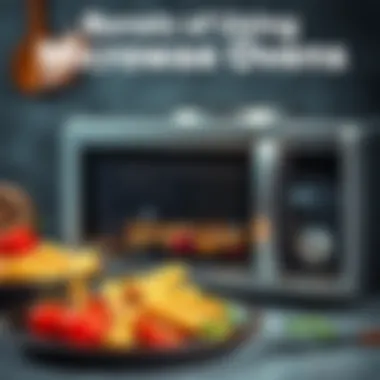 Microwave oven benefits infographic