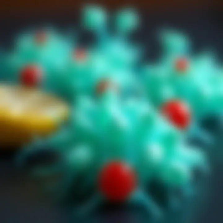 Visual representation of symptoms related to stomach bacteria