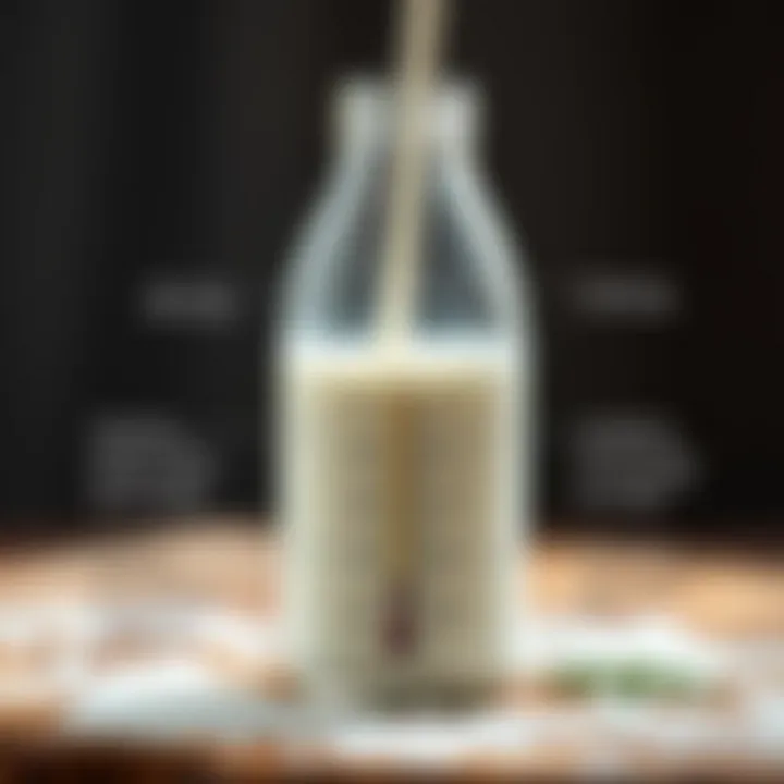 Impact of Temperature on Milk Quality Illustration showing the effects of temperature on milk quality