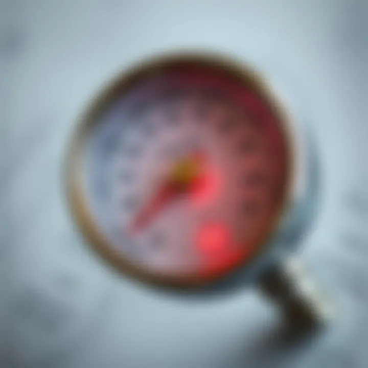 Precision in Milk Temperature Measurement Thermometer displaying exact milk temperature