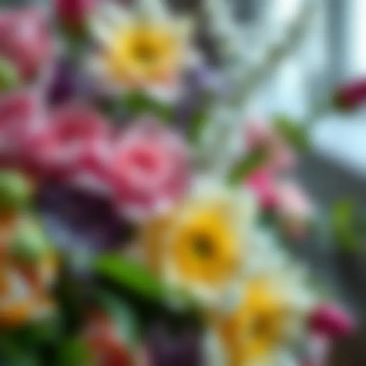 A beautiful floral arrangement symbolizing love