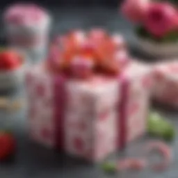 A beautifully wrapped gift box for Mother's Day