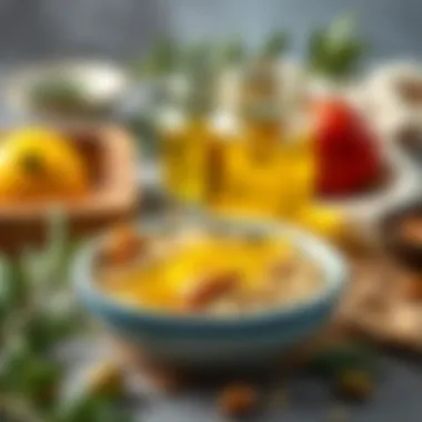 Illustration of the health benefits of cottonseed oil and olive oil mixture