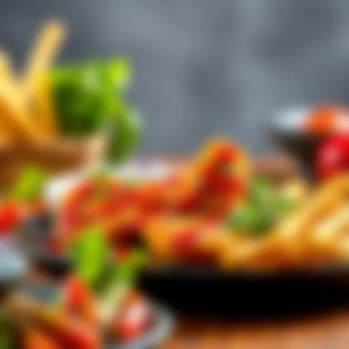 Healthy meal options prepared in Philips airfryer