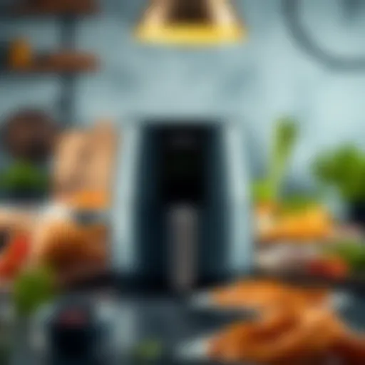 Sleek Design of Philips Airfryer Airfryer showcasing its sleek design