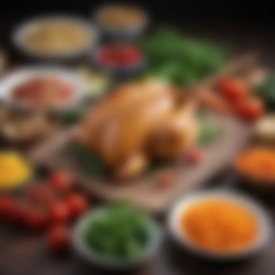 Fresh ingredients ready for preparation