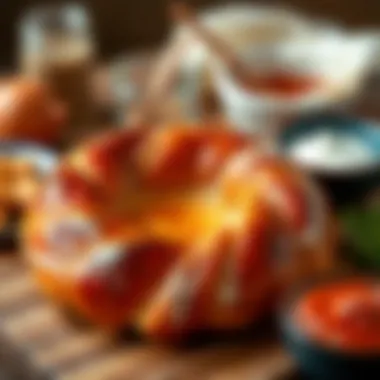 Golden-brown pırasalı börek baked to perfection