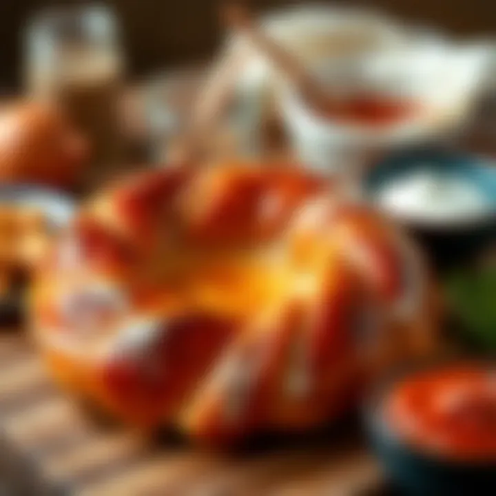 Golden-brown pırasalı börek baked to perfection