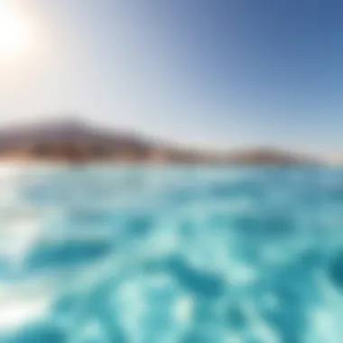 Mykonos Beach Paradise Crystal clear waters of Mykonos beach under the sun