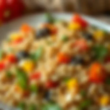 Wholesome Quinoa and Vegetable Mix Quinoa dish with assorted vegetables and spices