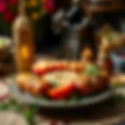 Symbolic representation of Ramadan Bayram celebrations