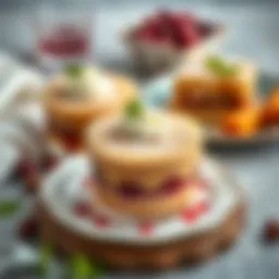 Traditional Turkish Revani dessert served elegantly