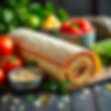 Fresh Ingredients for Your Rolled Cake Selection of fresh ingredients for making a rolled cake