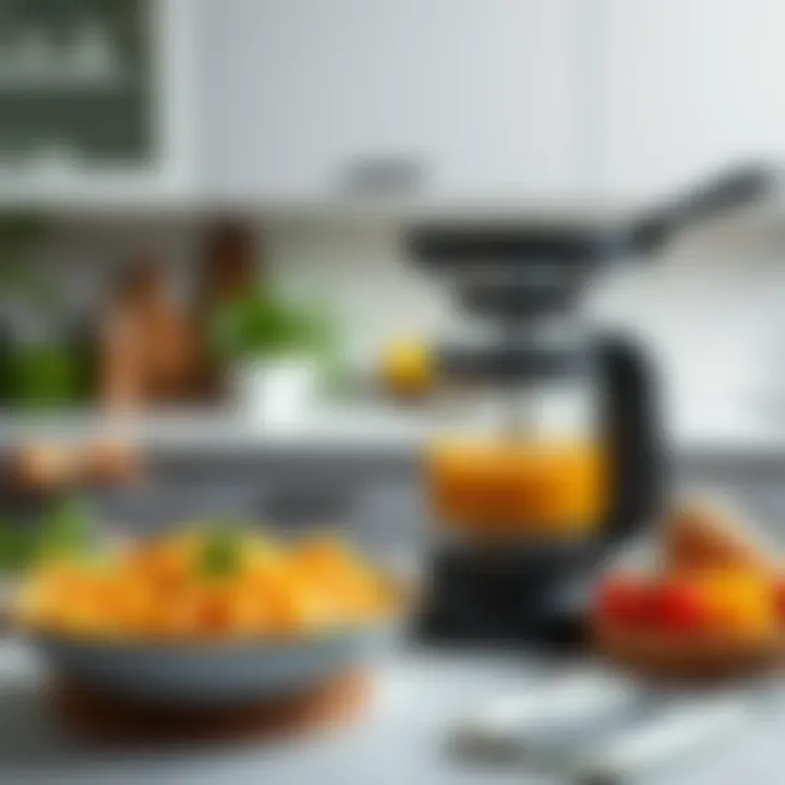 User-Friendly Features in a Kitchen Setting User-friendly features of Schafer duduklu tencere demonstrated in a kitchen setting