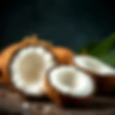 Lush and shiny hair after using coconut oil