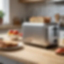 Elegant Sinbo toaster in a modern kitchen setting