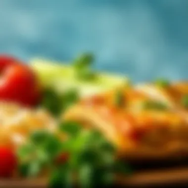 Fresh Ingredients for Şirin Pide A close-up of the fresh ingredients used in making Şirin Pide