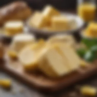 Selecting high-quality ingredients for butter