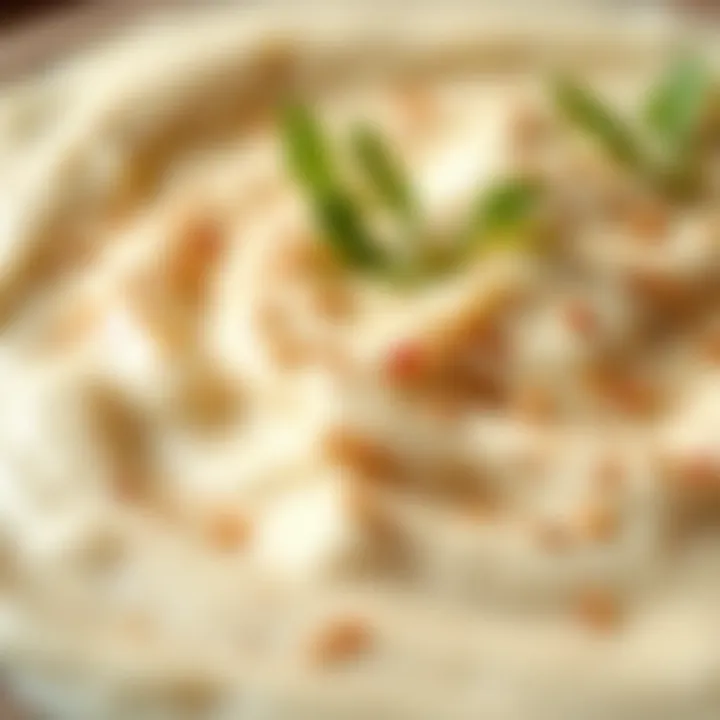Close-up of the creamy texture of Sutlu Irmik Tatlisi