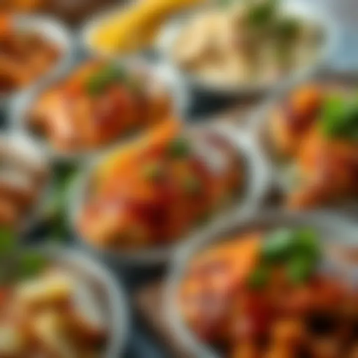 An array of chicken breast dish variations