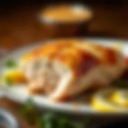 Juicy chicken breast showcasing its tenderness