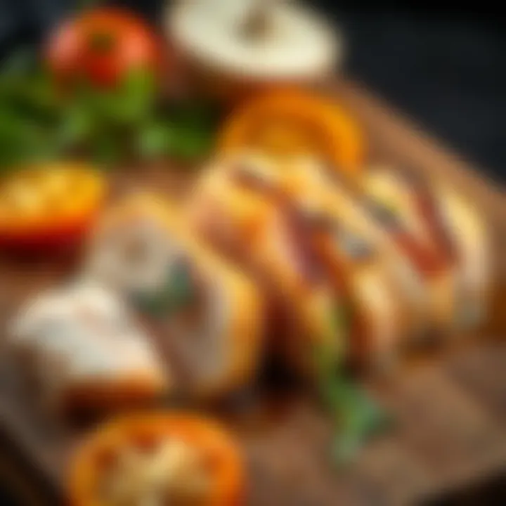 Sliced butterfly chicken ready for marinating