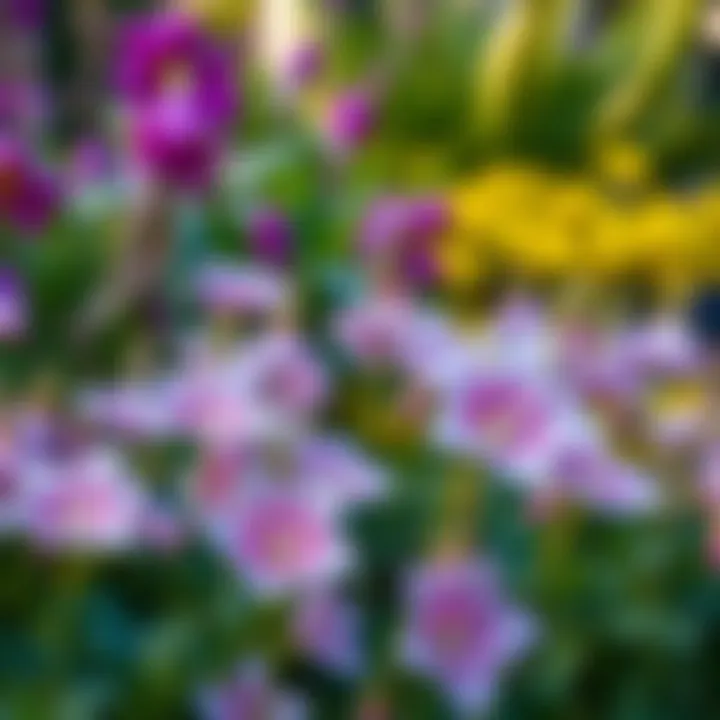 A serene garden filled with Tear of the Prophet flowers in full bloom, capturing their ethereal beauty.