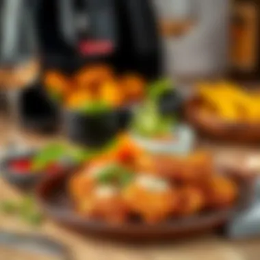 Healthy meal prepared using Tefal Airfryer XL