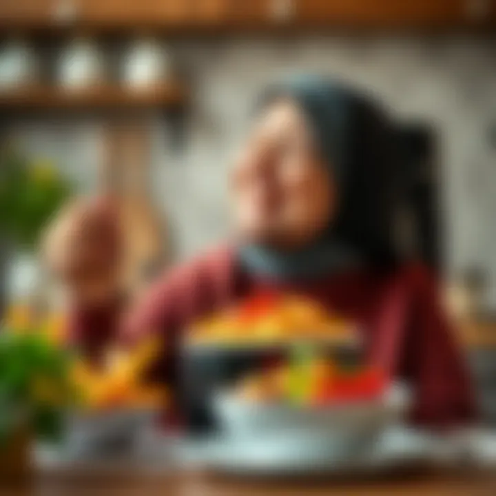 A user happily enjoying a meal made with the Tefal Airfryer XXL, reflecting satisfaction and healthy living.