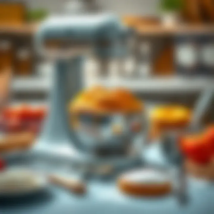 Completed baked goods made with Tefal dough mixer