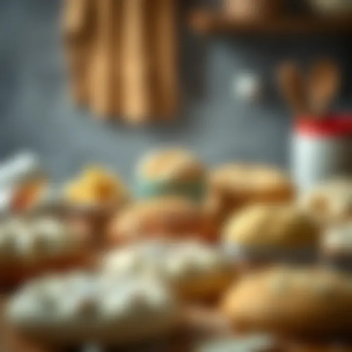 Various types of dough prepared using Tefal machine