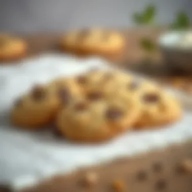 A selection of healthy alternatives to traditional flour cookies