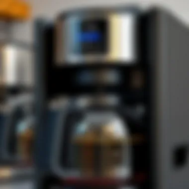 User-friendly interface of a modern coffee maker