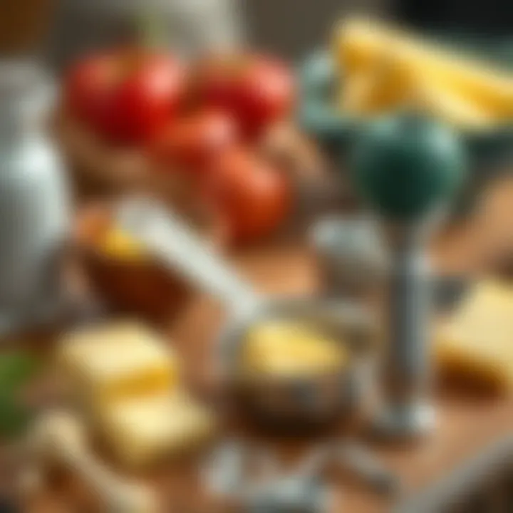 Different butter measurement tools