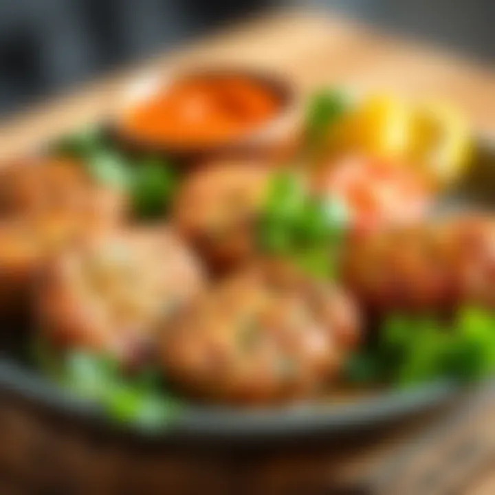 Appealing Presentation of Çiğ Köfte A vibrant serving of çiğ köfte showcasing its appeal