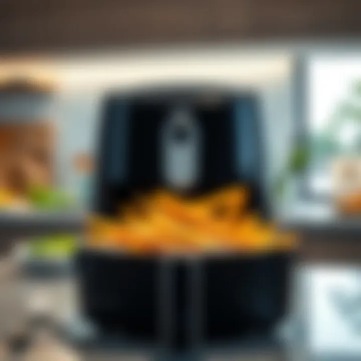 Xiaomi Airfryer in a Modern Kitchen Lifestyle image showcasing the Xiaomi Airfryer