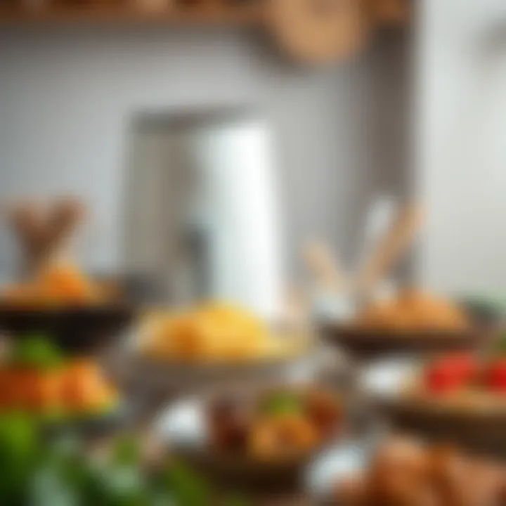 Healthy Dishes with Xiaomi Airfryer XXL Healthy dishes prepared using Xiaomi Airfryer XXL highlighting its capabilities